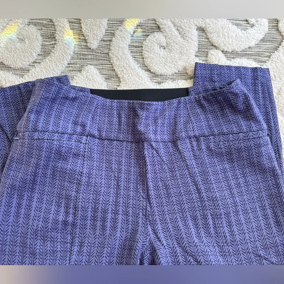 Betabrand Power-Down Azul Block PantsSz L SP - Picture 2 of 5